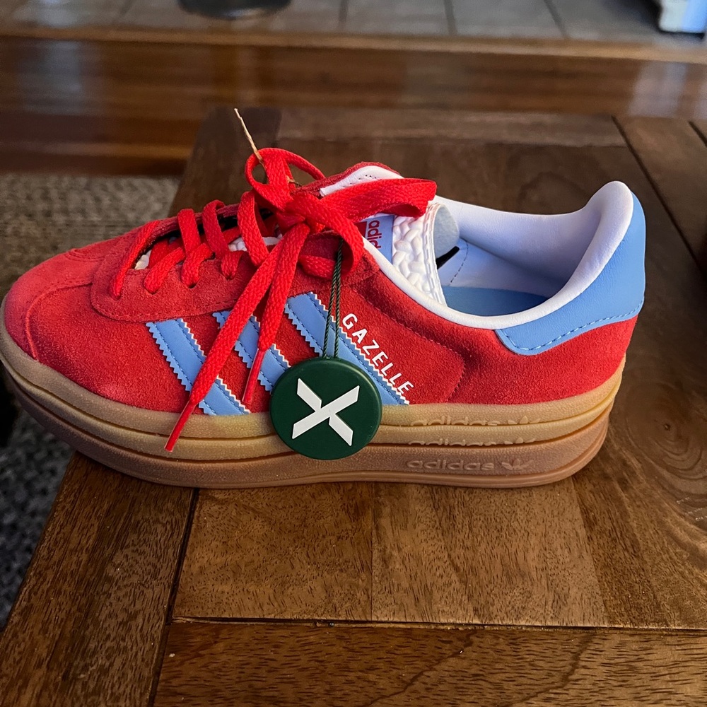 Adidas Gazelle Bold Active Pink Blue Burst